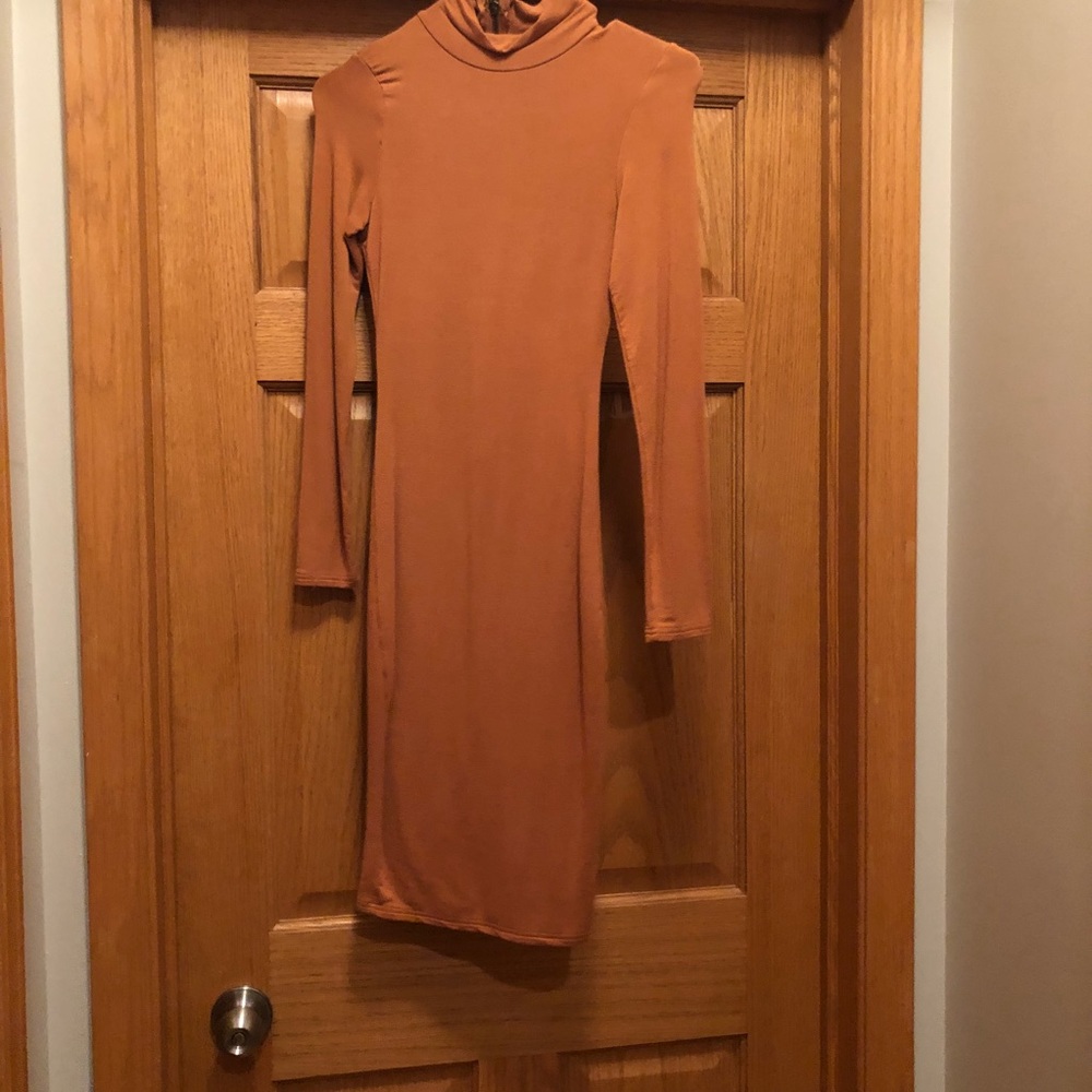 Akira Red Label Orange Dress